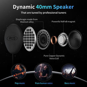 2 piezas Fodsports PLUS 10riders motocicleta auriculares motocicleta Bluetooth <span class=keywords><strong>intercomunicador</strong></span> motocicleta comunicación <span class=keywords><strong>intercomunicador</strong></span> - Product Image 4