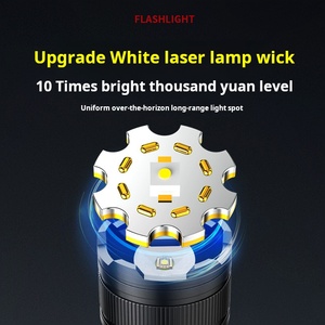 Xinsite-פנס טקטי בעוצמה גבוהה לייזר לבן הוביל רמת ליתיום-יון תצוגה ABS חומר ip65 <span class=keywords><strong>usb</strong></span> עבור קמפינג - Product Image 2