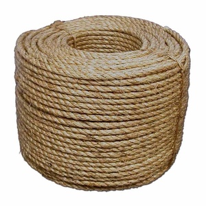 <span class=keywords><strong>Corde</strong></span> tressée en jute, <span class=keywords><strong>sisal</strong></span> et chanvre de Manille <span class=keywords><strong>couleur</strong></span> chocolat, torsadée, à nœud facile, faible élasticité, bonne résistance à l'usure et à la chaleur, pour emballage - Product Image 5