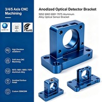 Boîtier de spectromètre CNC en aluminium 6063 anti-stress, châssis scellé de précision pour équipement d'analyse spectrale optique de paillasse