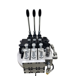 Vanne de commande directionnelle sectionnelle hydraulique à solénoïde haute performance 60L/min à 3 bobines |   Double Action Marque Huamao 1 an - Product Image 3