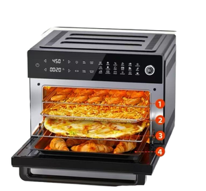 Four à friture sans huile multifonction 21-30L en acier inoxydable avec contrôle numérique et circulation d'air chaud pour usage domestique - Product Image 1