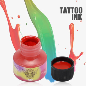 Juego de Tinta Profesional para Tatuajes de 28 Colores, 5 ml, para Práctica de Coloración y Sombreado, Pigmento Blanco y Negro, Tinta de Entrenamiento para Principiantes de Estudio - Product Image 3