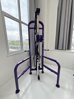 Appareil de musculation professionnel multifonctionnel à poulie double réglable avec sélection de charge par broche