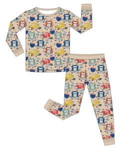 Conjunto de Dormir de Bambú Minimalista Moderno de 2 Piezas <span class=keywords><strong>para</strong></span> <span class=keywords><strong>Niñas</strong></span> Pequeñas, Diseño Chic, Ropa Orgánica Cómoda, Venta al por Mayor Directa de Fábrica - Product Image 5