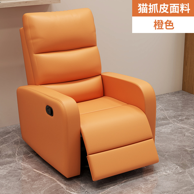 Cuir de patte de chat orange