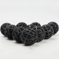 Bio Ball, média de biofiltration, Bio Ball noir, Bio Ball pour le traitement des eaux usées, Zhongying