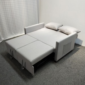 Sofá <span class=keywords><strong>cama</strong></span> plegable de tela para sala de espera, sofá <span class=keywords><strong>cama</strong></span> de <span class=keywords><strong>dos</strong></span> asientos, diseño moderno - Product Image 6