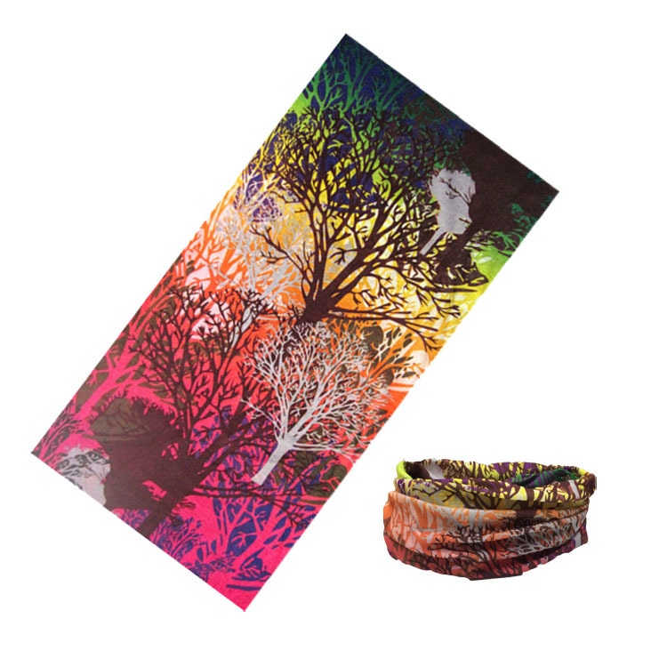 Elastic Seamless Polyester Bandana Neck Gaiter