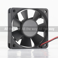 Kipas Pendingin Sunon 5V 24V 48V DC 12V 1.8W AC EC 6015 60X60X15MM 6CM Maglev Chassis Dual Ball Power Supply 2-wire KDE1206PHV1 Baru