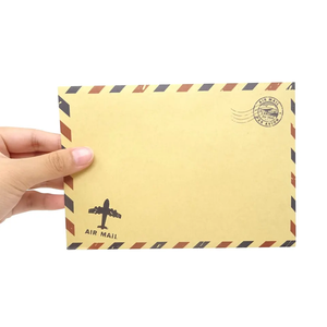 ซองจดหมายเชิญแบบกำหนดเองซองจดหมายกระดาษคราฟท์สีน้ำตาลแบบวินเทจซองจดหมายกระดาษแข็งสีขาวแบน - Product Image 4