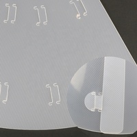 Collier de protection transparent en plastique à libération rapide, simple, solide et réglable pour chiens, idéal après une opération, pour la cicatrisation des plaies et anti-léchage
