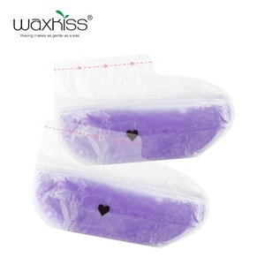 WAXKISS Beauty 10-Minute Relaxing Lavender <strong>Paraffin</strong> Foot and Hand Spa Home Treatment Gloves and Booties - Product Image 5
