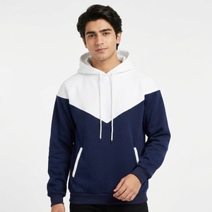 Nuevas Sudaderas con Capucha para Hombre, 100% Algodón, Estilo Casual de Primavera, Cuello Redondo, Sudaderas con Capucha Gruesas, Sudaderas con Capucha de Color Sólido para Hombre - Product Image 1