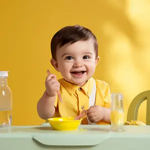 2024 Wholesale Eco-friendly BPA Free Silicone Baby Feeding Spoon Tableware Training Feeding Spoon