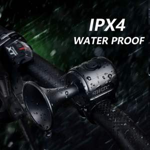 Bicicletta campana elettrica portatile <span class=keywords><strong>clacson</strong></span> <span class=keywords><strong>bici</strong></span> costruito in batteria Highdecibel 120dB bicicletta campana di avvertimento impermeabile strada MTB accessori - Product Image 4