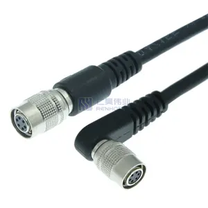 Industrial Camera Power Cable Hirose Cable I/O 6-core Power Supply Trigger Cable para câmeras industriais