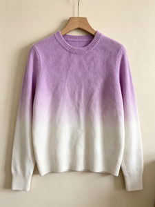 เสื้อสเวตเตอร์ถักนิตติ้งเนื้อนุ่มพิเศษสำหรับผู้หญิง คอกลม แขนยาว ทรงปกติ สไตล์ลำลองสำหรับฤดูหนาว - Product Image 3