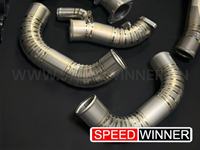 Kit de tuyauterie d'intercooler en titane brut de haute qualité SPEEDWINNER Factory OEM pour Nissan GTR35 3.8T V6 VR38DETT 2007- Présent