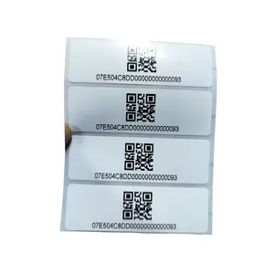 Stampa di etichette RFID a lungo raggio economiche personalizzate EPC GEN2 9424 UHF RFID Tag Sticker