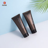 Emballage de tube de maquillage brun foncé Tube de soin corporel personnalisé Matériaux dégradables et respectueux de l'environnement Tubes d'échantillons gratuits