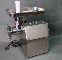 Nouveau hachoir à viande électrique automatique commercial en acier inoxydable 12 avec capacité de 120 KG/h pour le traitement des cerfs et des aliments pour animaux domestiques