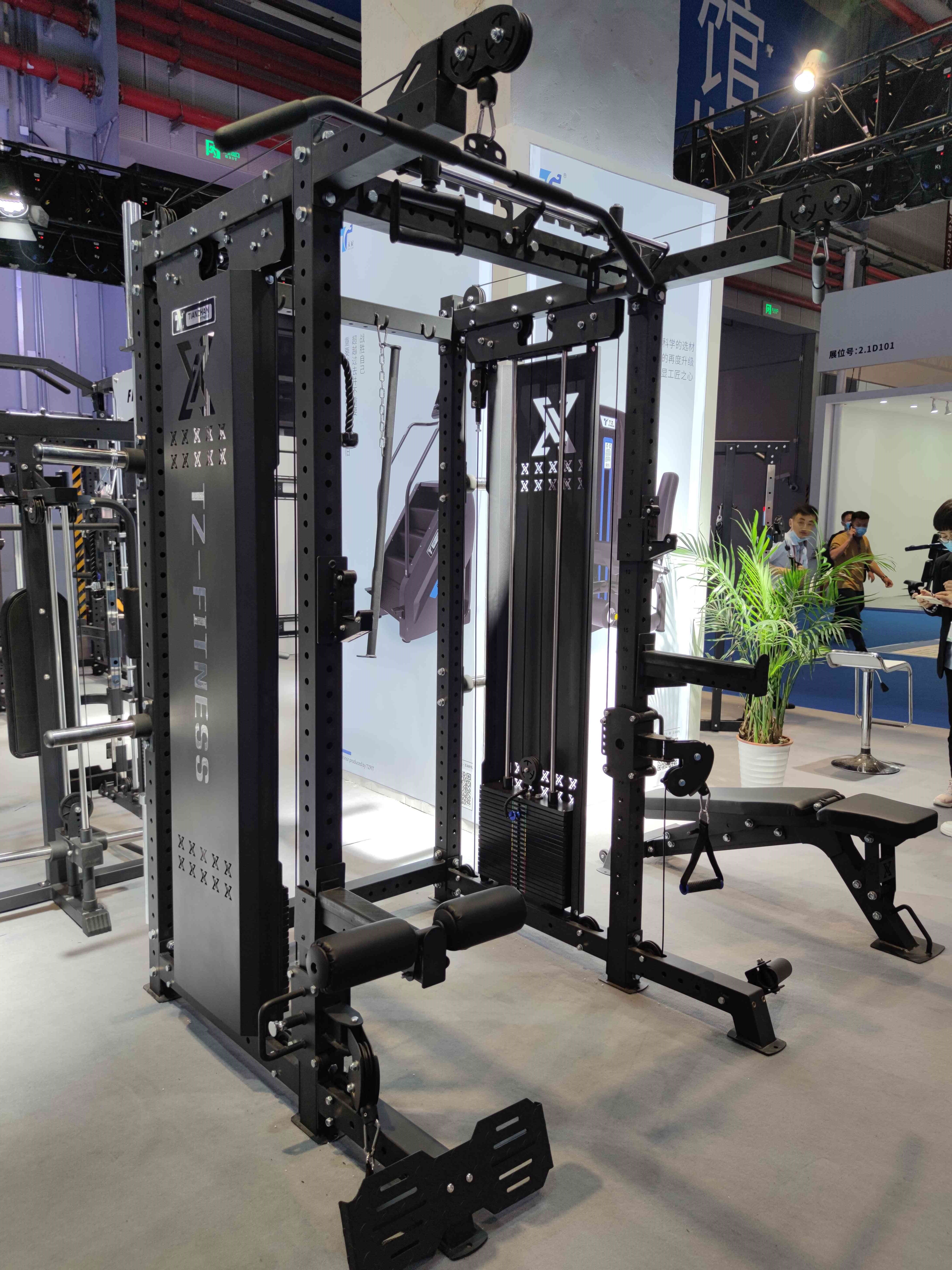 Мульти-функциональный тренажер Смита коммерческого Смит машина оборудование для фитнеса tianzhan фитнес TZ-Q1031