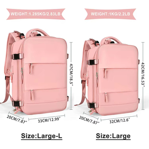 <span class=keywords><strong>Mochila</strong></span> Personalizada para Portátil de Poliéster para Mujer, <span class=keywords><strong>Mochila</strong></span> de Viaje de Negocios para Hombre, para el <span class=keywords><strong>Trabajo</strong></span> <span class=keywords><strong>y</strong></span> los Viajes - Product Image 2