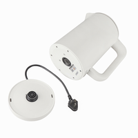 Meilleure vente de bouilloire électrique à double couche en acier inoxydable 1,7 L OEM ODM 304 avec arrêt automatique pour hôtel commercial