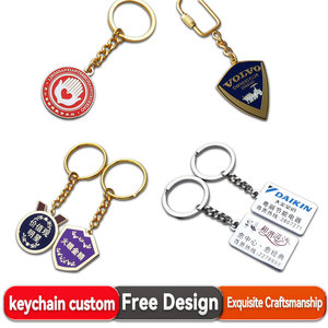 Quảng cáo promo Quà Tặng kim loại khắc laser Keychain Logo hợp kim móc chìa khóa nhà trái tim trống <span class=keywords><strong>Keyring</strong></span> biểu tượng tùy chỉnh - Product Image 5