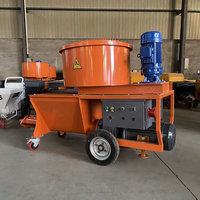 Machine à projeter le mortier sur mesure 220V/380V avec trémie de mélange intégrée pour enduit mural et plâtre