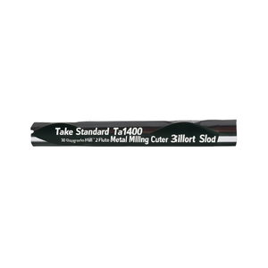 Fresa de metal de carburo sólido Ttake Standard Ta1400, 30 grados de hélice, 2 filos, ranura corta - Product Image 2