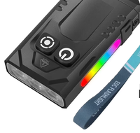Senter Mini EDC LED Tahan Air IP65 USB Isi Ulang dengan Sinar yang Dapat Disesuaikan, Jangkauan 100m, SOS/Kedip, 1000 Lumens, Aluminium