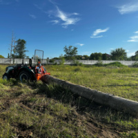 Cabrestante forestal para arrastre de troncos, montado en tractor con enganche de 3 puntos, con pantalla protectora, cadenas, fuerza de tracción de 55KN, para tractores de 54-75HP, para terrenos inclinados