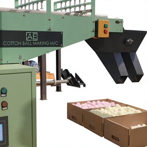 AMARNAATHH ENGINEERING Machine automatique de formage et de comptage de boules de coton avec alimentateur de fil, 220V/380V, capacité 12-15kg/h - Product Image 4
