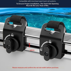 Soportes Ajustables de 2 Piezas para Defensas Marinas, Ganchos de Aleación de Aluminio para Guardabarros, Compatibles con Sistemas Sport Rail, Hechos en China - Product Image 3