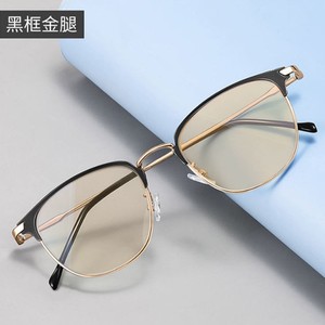 Lunettes de soleil unisexes rondes rétro dorées de haute qualité 2024, photochromiques gris clair, protection anti-lumière bleue, vente en gros - Product Image 4