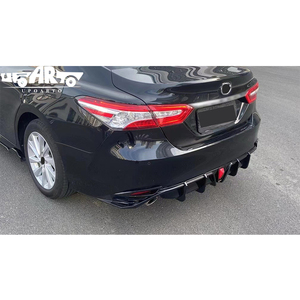 สปอยเลอร์หลังคาร์บอนไฟเบอร์ HS รุ่นที่ 2 พร้อมไฟ  ดิฟฟิวเซอร์กันชนหลัง สำหรับรถยนต์โตโยต้า แคมรี่ ปี 2018 2019 2020 2021 <span class=keywords><strong>2022</strong></span> 2023 - Product Image 4