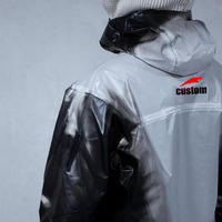 Veste coupe-vent thermoréactive pour homme, streetwear personnalisé, softshell imperméable, veste thermochromique, veste de pluie changeante de couleur