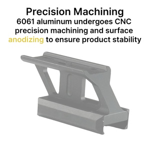 Soporte Elevador de Aluminio ACUMETA de 1.5 Pulgadas de Altura para Montaje de 20 mm - Product Image 3