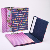 Porte-documents personnalisé double face par sublimation, étanche en PP, avec porte-stylo pour l'école et le bureau