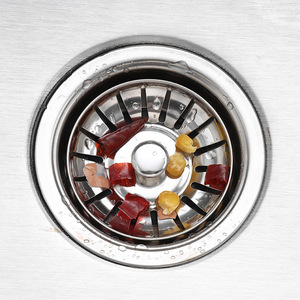 Bouchon de vidange en acier inoxydable GTF, version standard, filtre anti-colmatage pour évier de cuisine et couvercle de drain de vaisselle - Product Image 3