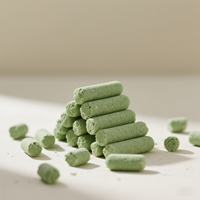 Litière pour chat en tofu biodégradable, naturelle, écologique, sans poussière, à agglomération rapide, parfumée à la pêche, contrôle des odeurs, jetable dans les toilettes