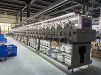 Tendeur d'enrouleur de fil de polyester de machine de fil de textile d'enroulement dur à grande vitesse avec le composant de moteur de noyau