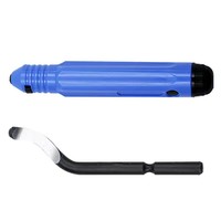 Couteau de coupe grattoir bord ébavurage tête fraises ensemble fraise outil à main pour bois plastique