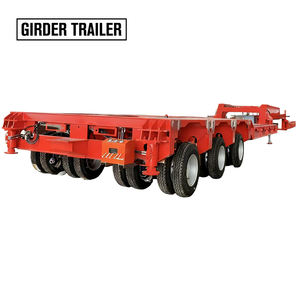 Nicolas Lowbed Type Hydraulic 200 Tonnes Multi Lifting Steering 5 + <span class=keywords><strong>4</strong></span> Axles  Hydraulic Modular Truck Trailer with Concave Beam - Product Image 6