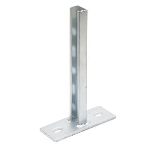 Supports cantilever galvanisés à chaud de 350 mm de longueur, norme ASTM Q235, plaque murale soudée, profil en U - Product Image 5