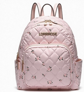 Custom Student Backpack 2026 Trending PU Nylon Canvas Laptop Bag Fashionable Travel Bags for Men Women Stylish Promotional