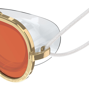 XIALE Vintage Gold Frame Lunettes de <span class=keywords><strong>natation</strong></span> professionnel antibuée sans fuite Lentille en polycarbonate Adultes Racing Logo personnalisé - Product Image 4
