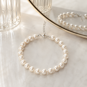 Bracelet de perles d'eau douce irrégulières, fermoir plaqué or réglable, bijoux tendance pour femmes, idéal pour les soirées - Product Image 3